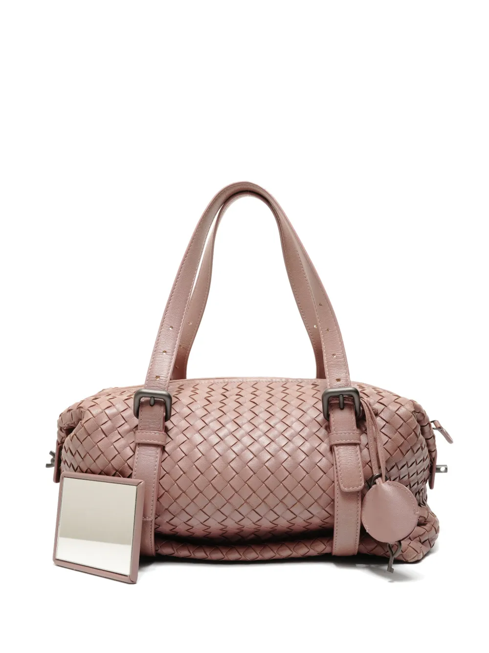 Bottega Veneta Pre-Owned 2000-2010s Intrecciato shoulder bag - Pink