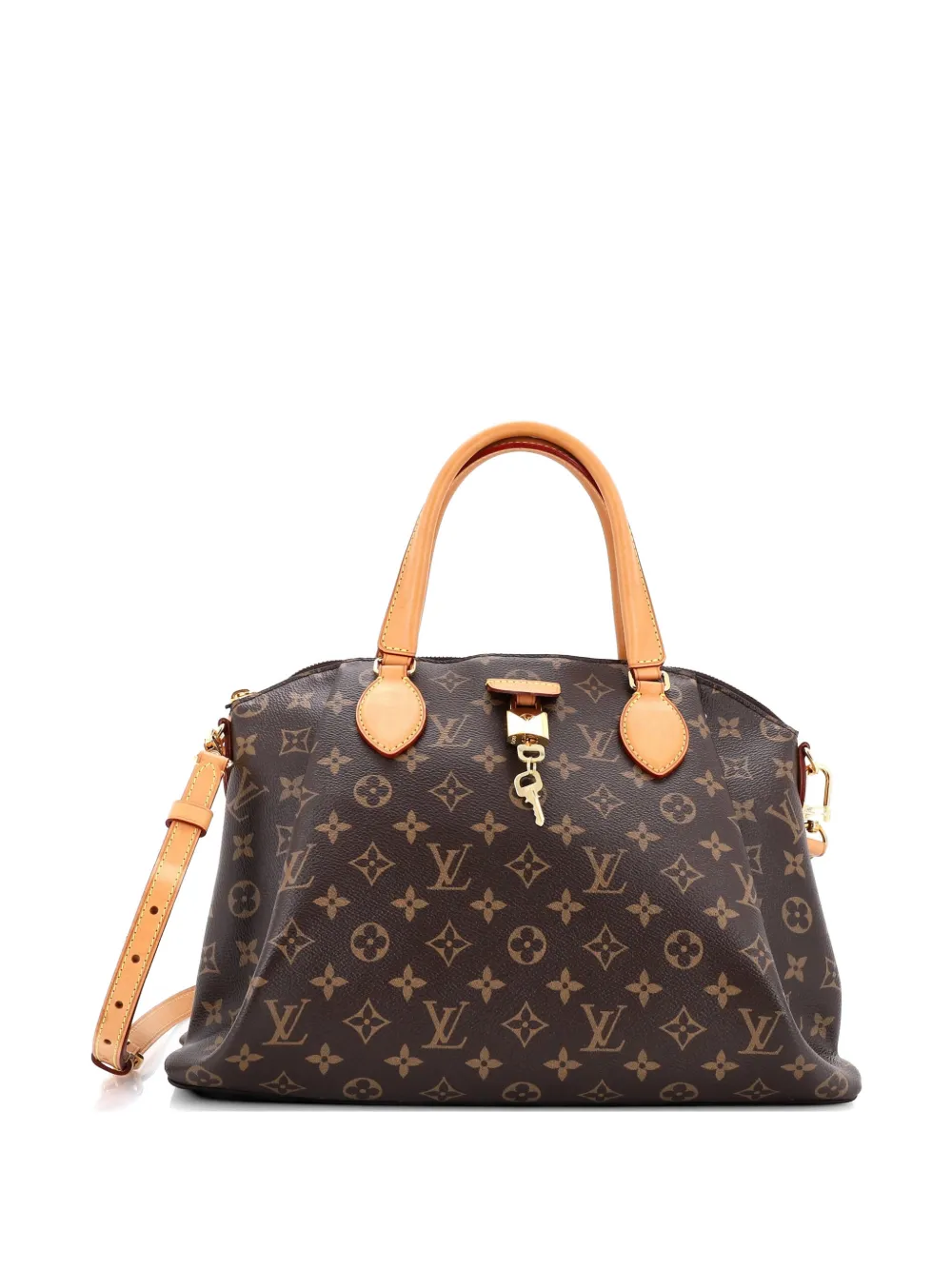 Louis Vuitton Pre-Owned Rivoli Handbag Monogram Canvas MM satchel - Marrone