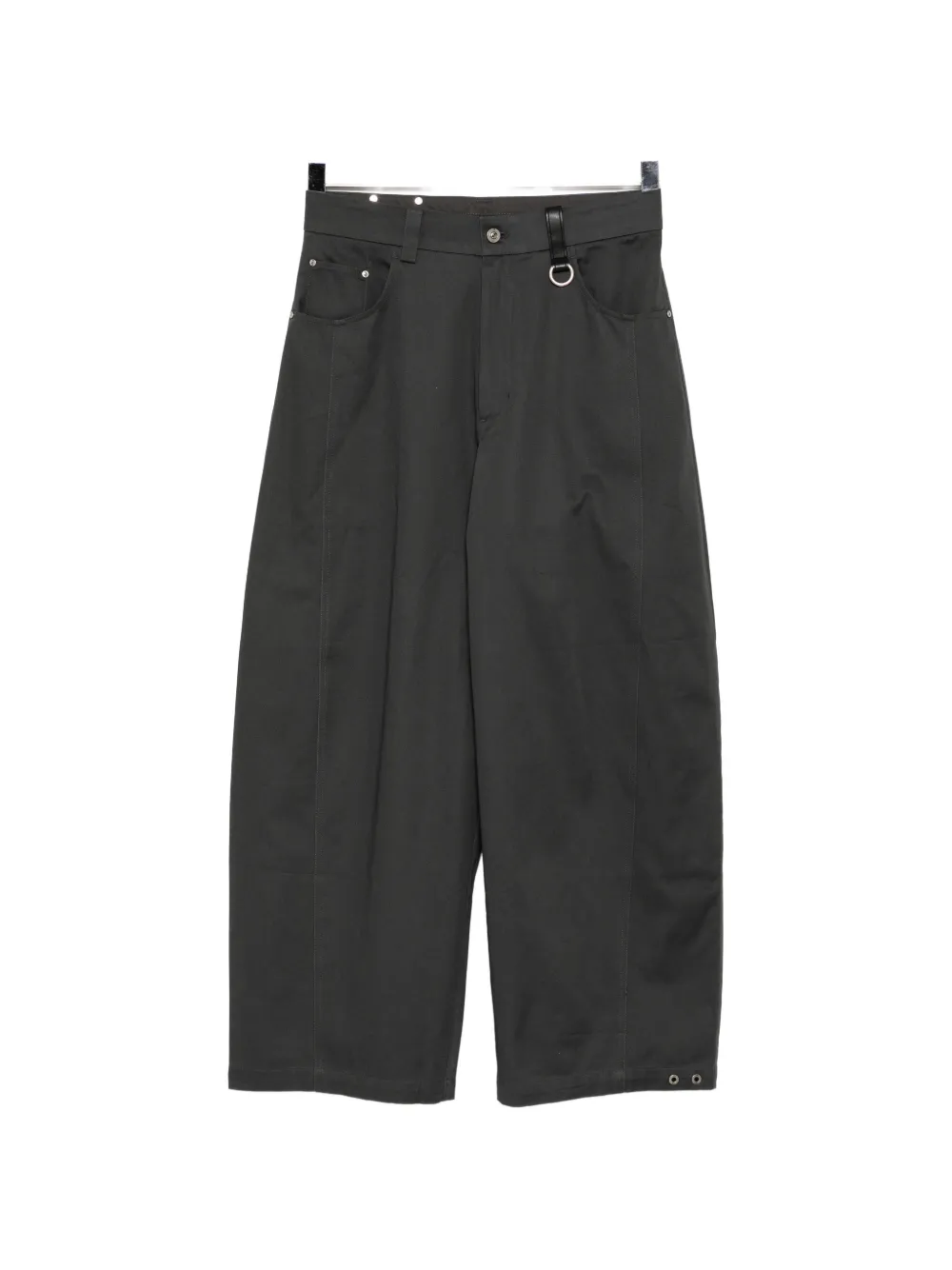TEAM WANG design Reset wide-leg trousers - Grigio