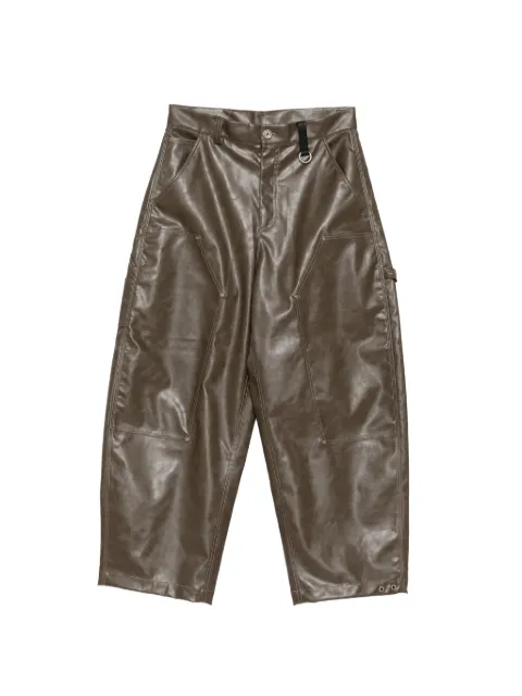 TEAM WANG design pantalones anchos Reset