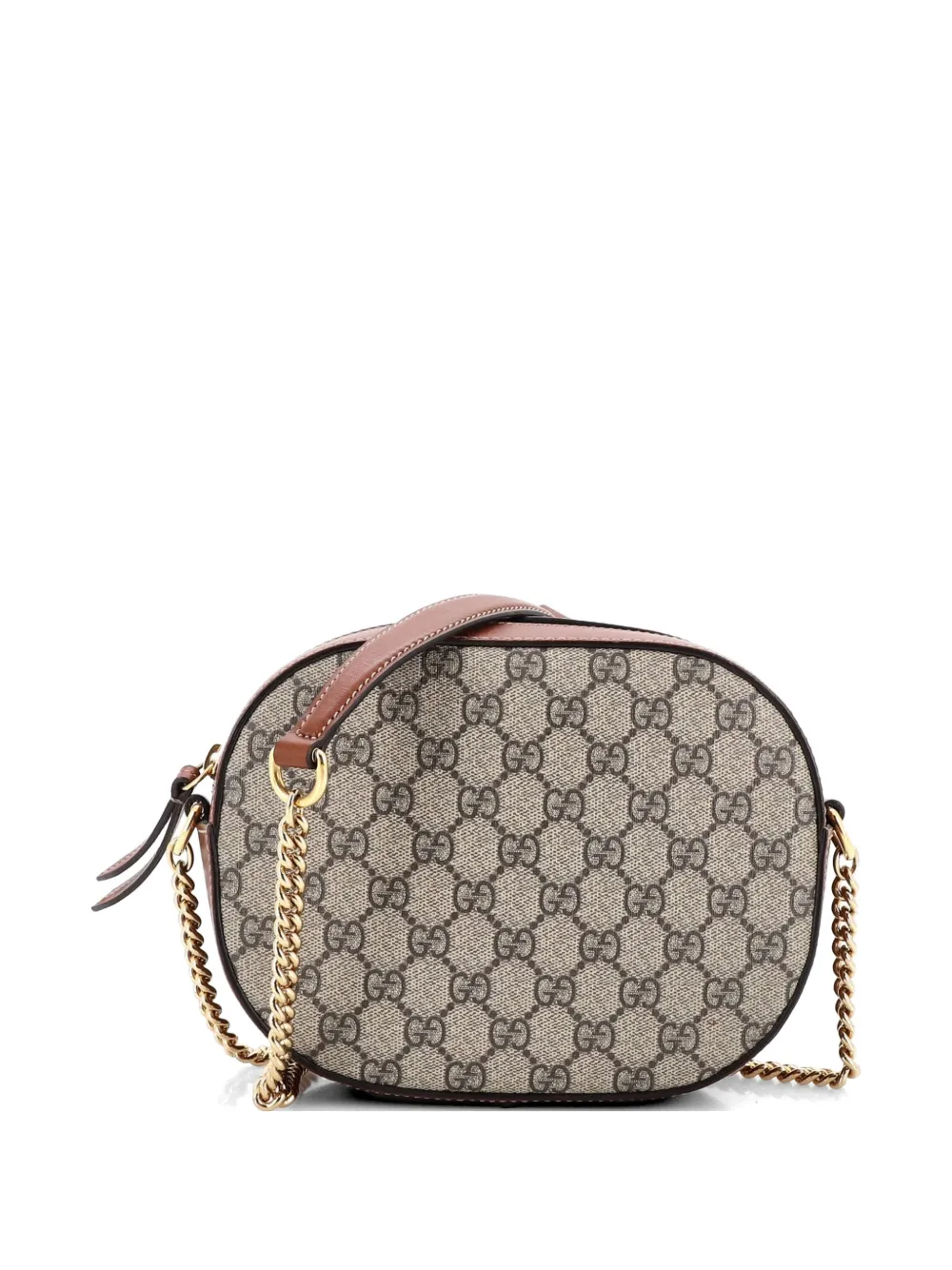 Gucci Pre-Owned Chain GG Coated Canvas Mini crossbody bag - Marrone