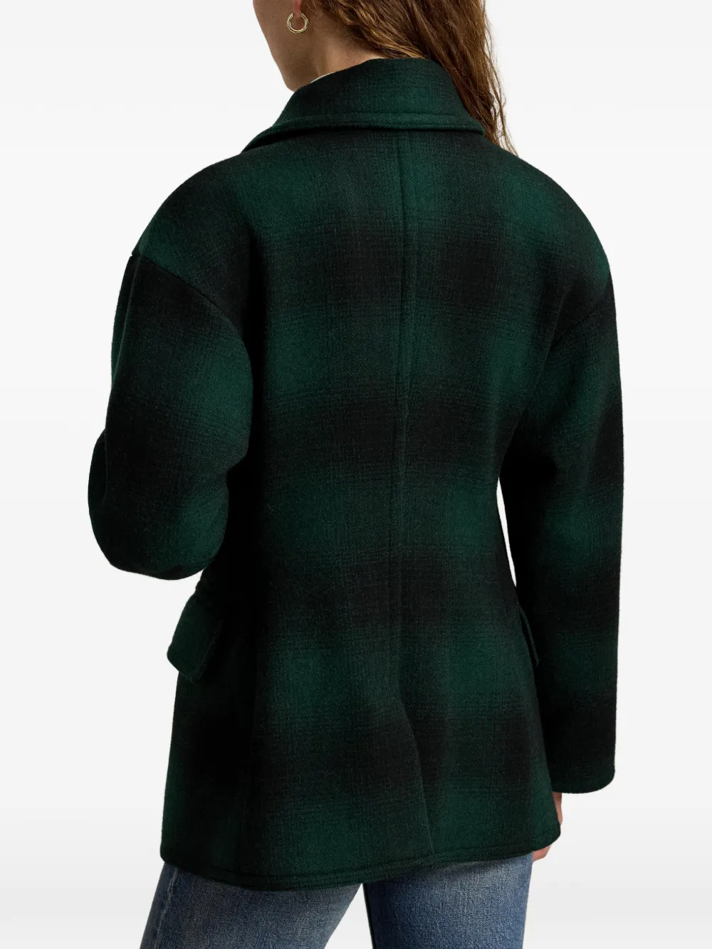 Polo Ralph Lauren Geruite sailorjas van wolblend Groen