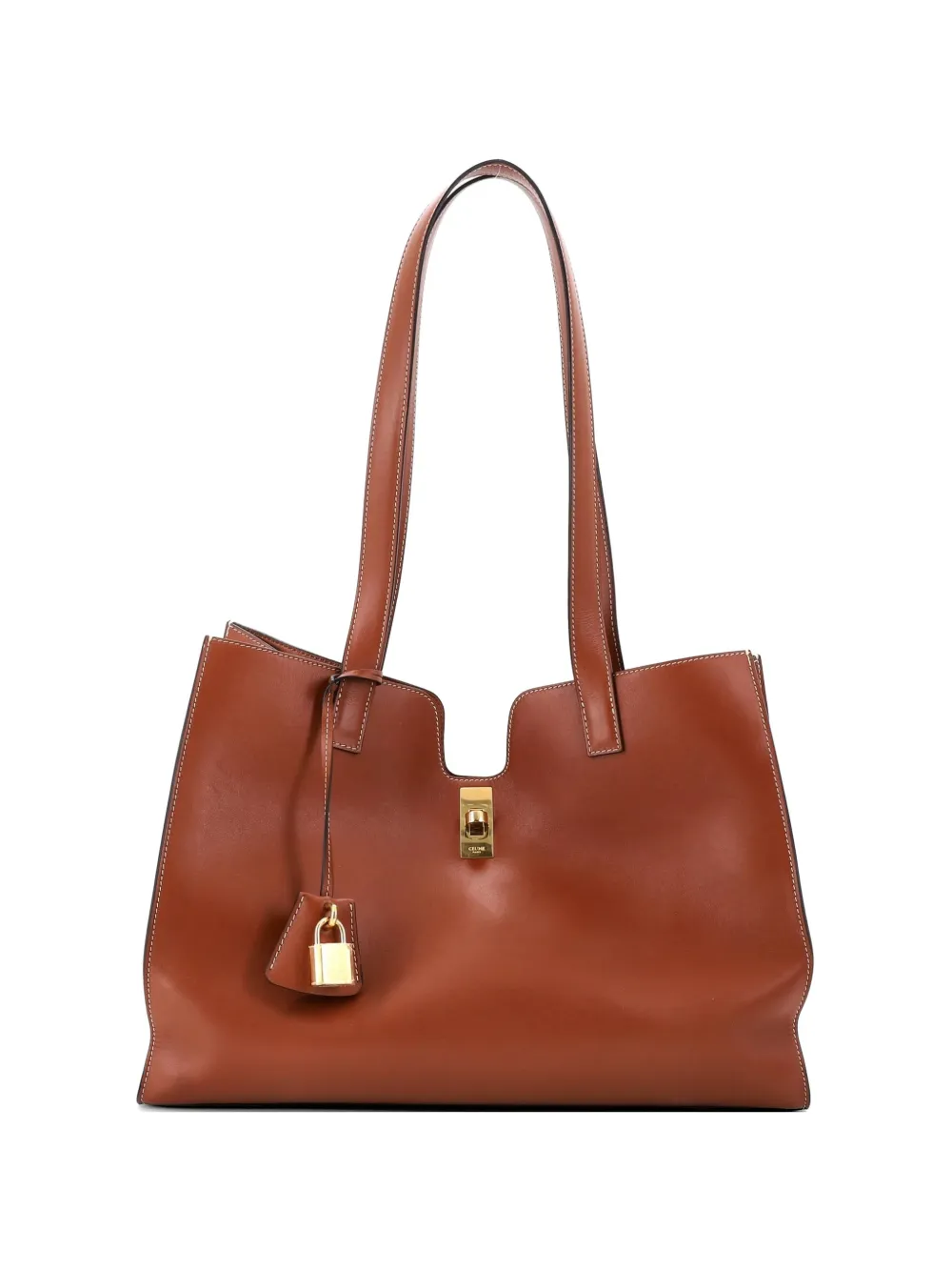 Celine Pre-Owned Cabas 16 Bag Smooth Calfskin tote bag - Marrone