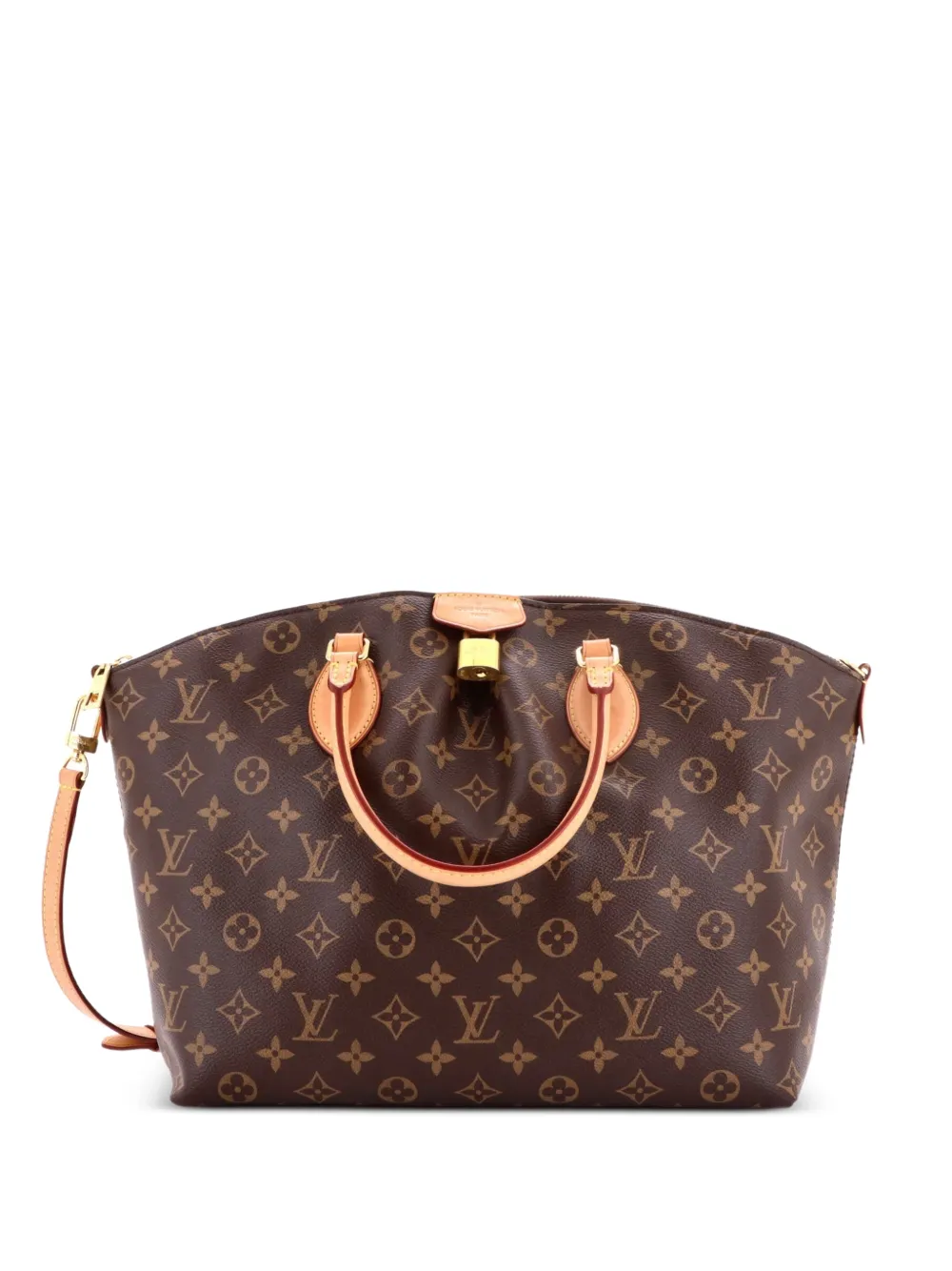 Louis Vuitton Pre-Owned Boetie MM Satchel-Tasche aus Canvas mit Monogramm und Reißverschluss - Braun