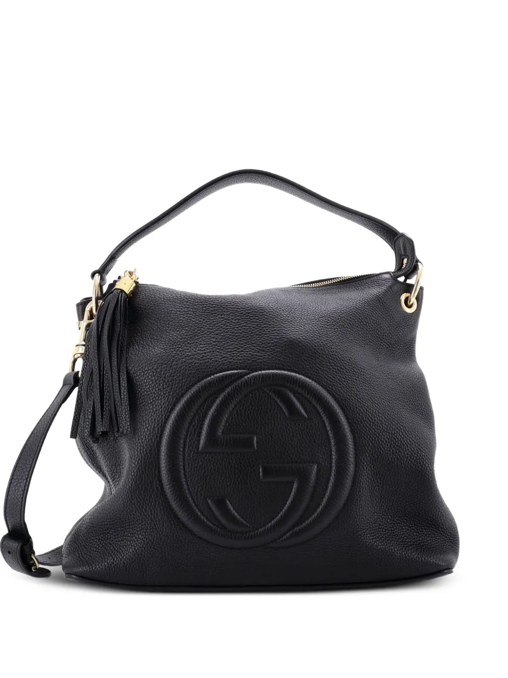 Gucci Pre-Owned Soho Convertible Leather Large hobo bag - Nero