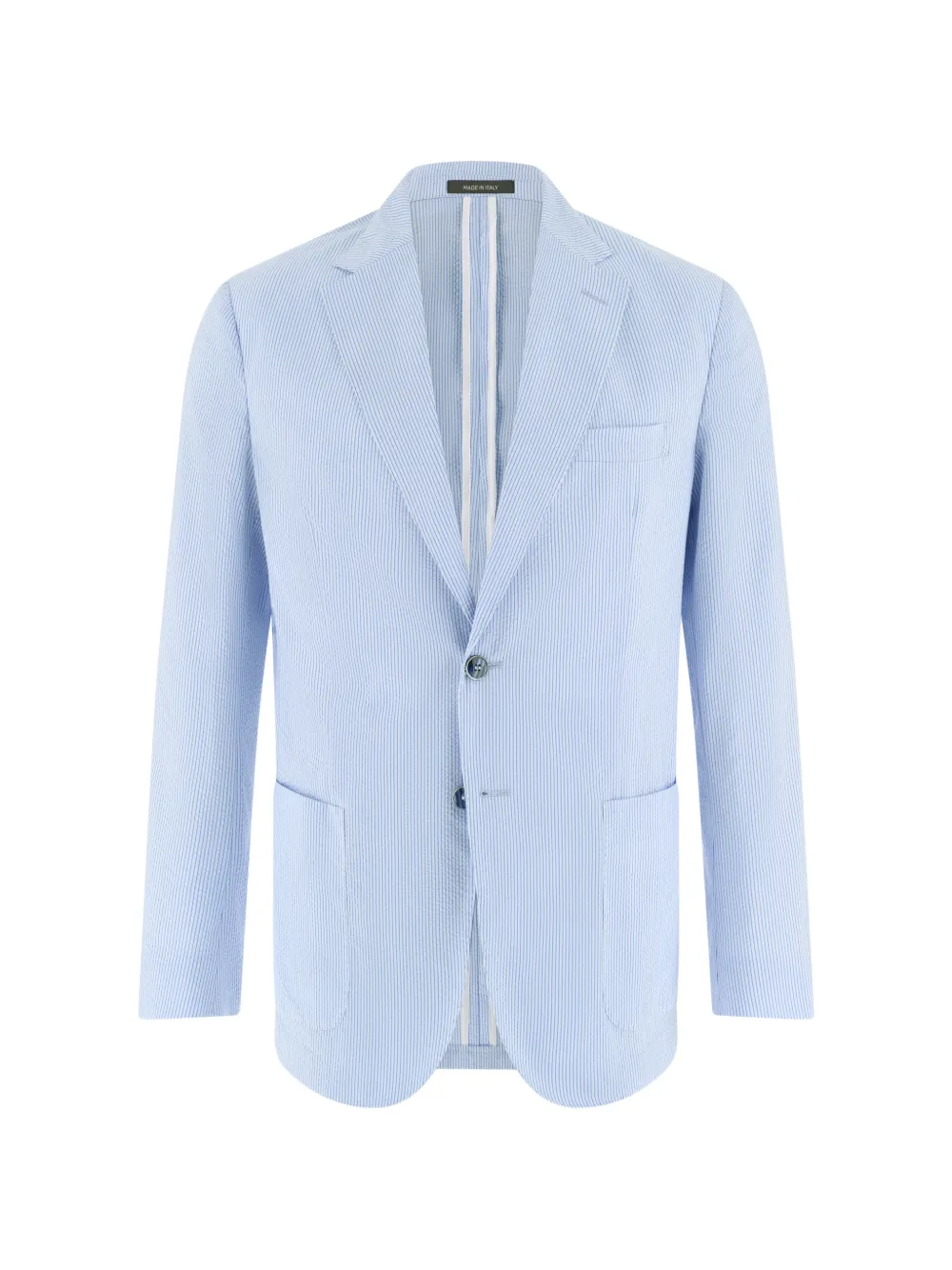 Boggi Milano Breeze pinstripe single-breasted blazer - Blu