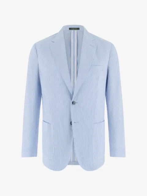 Boggi Milano Breeze pinstripe single-breasted blazer