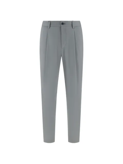 Boggi Milano darted drawstring trousers