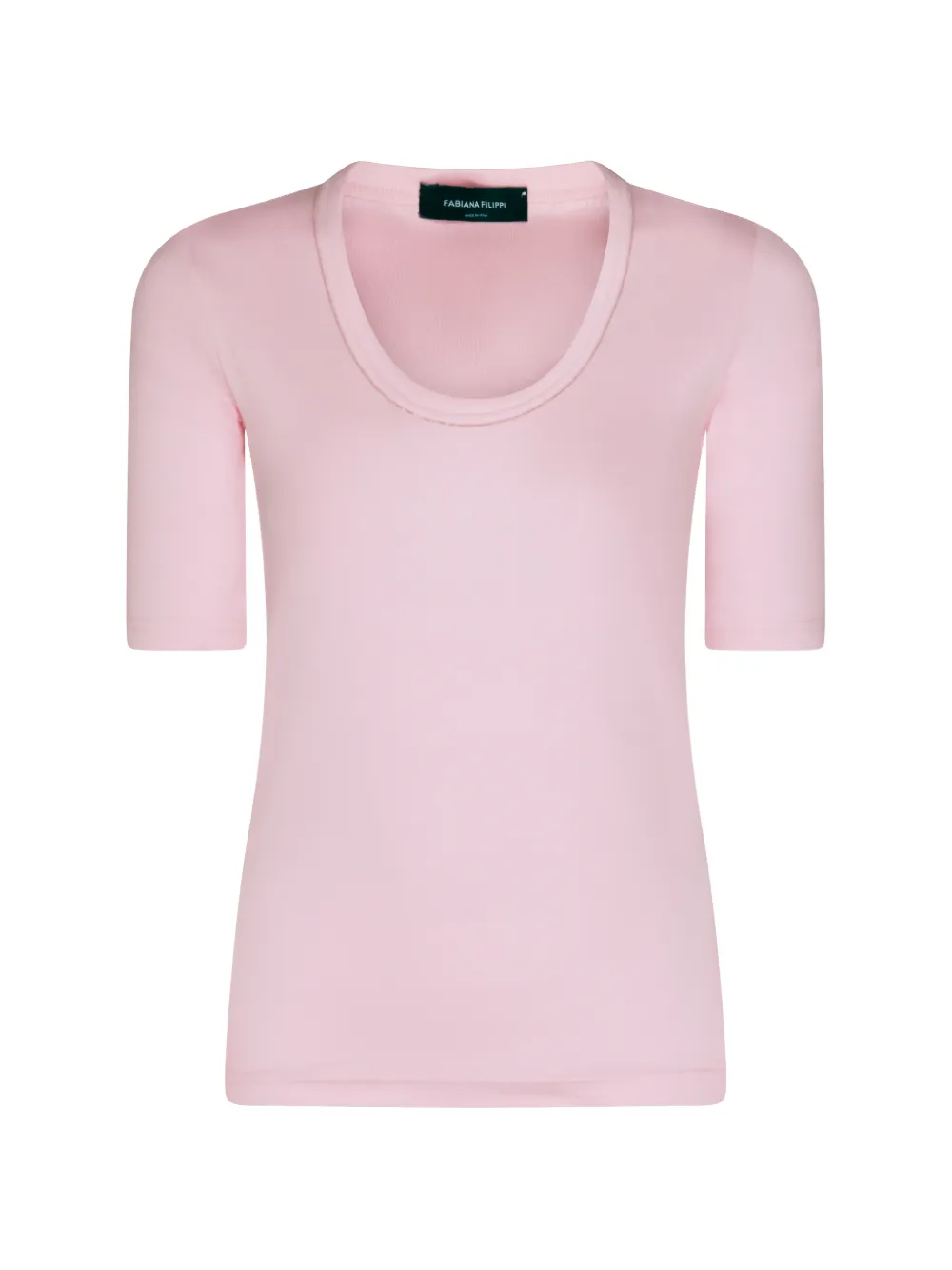 Fabiana Filippi ribbed chain-trim top - Rosa