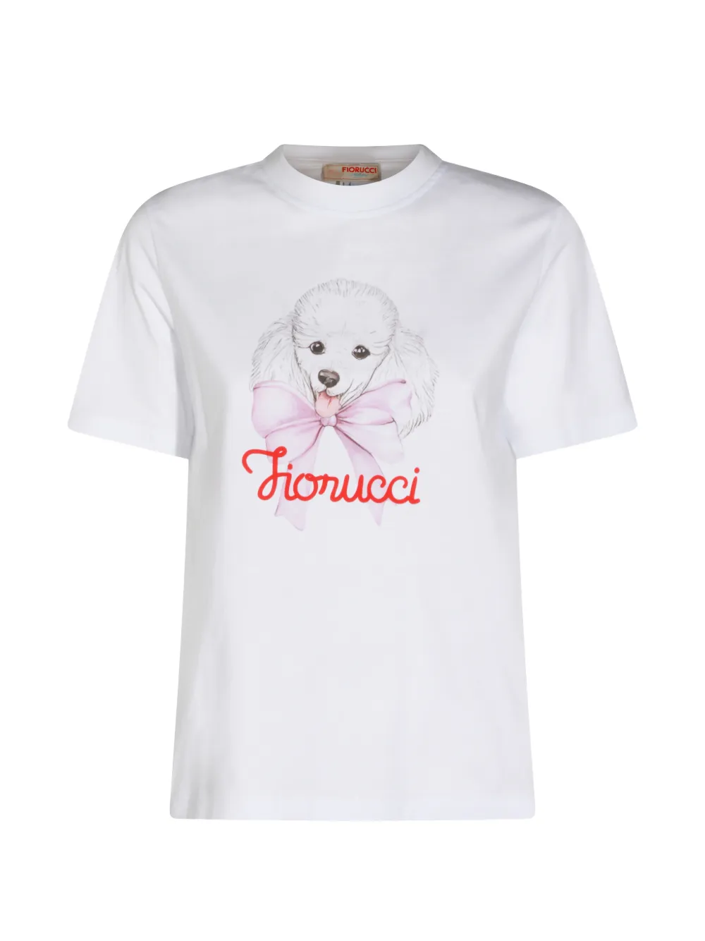 Fiorucci poodle-print T-shirt - Bianco