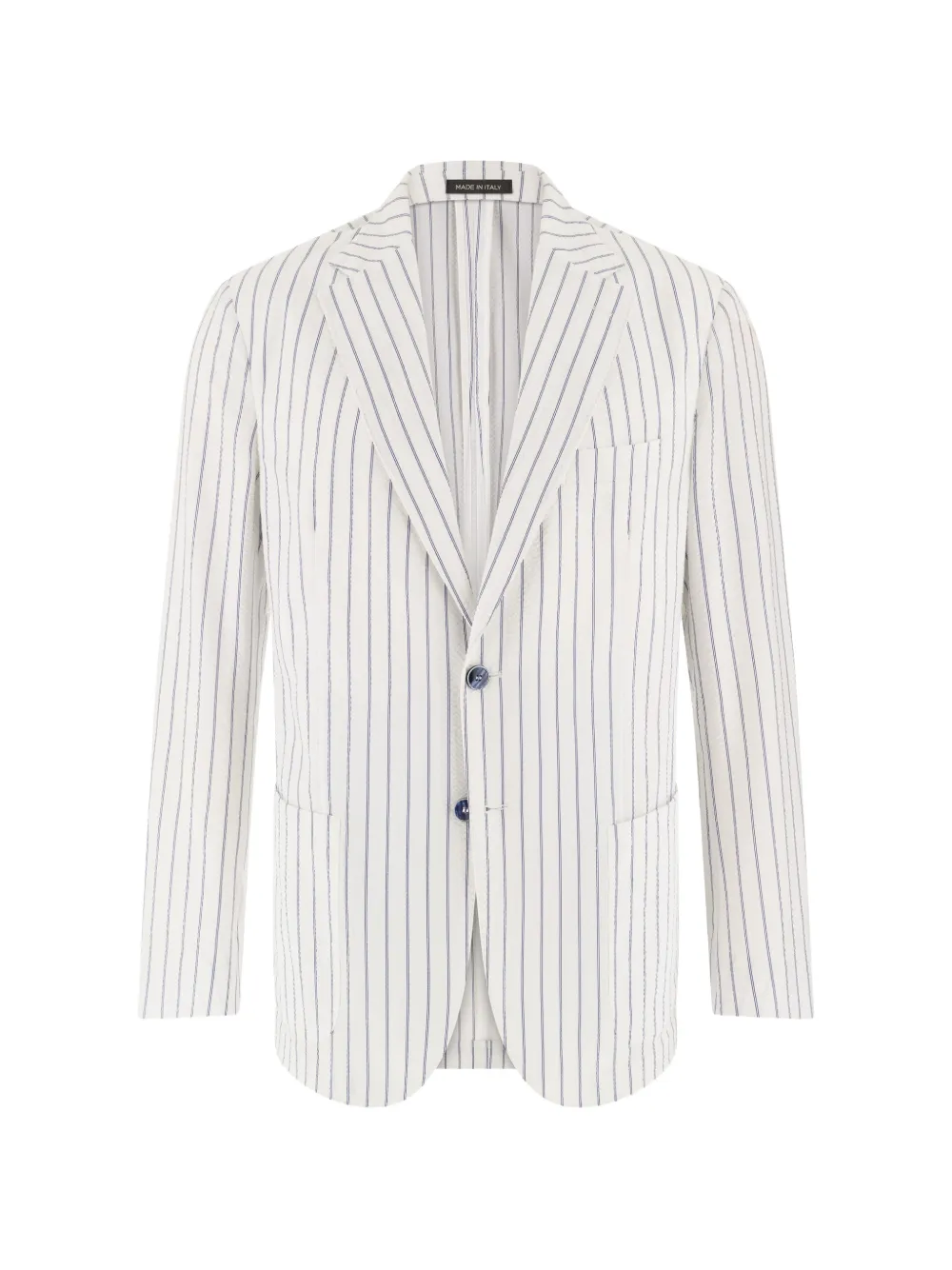 Boggi Milano Breeze pinstripe single-breasted blazer - Bianco
