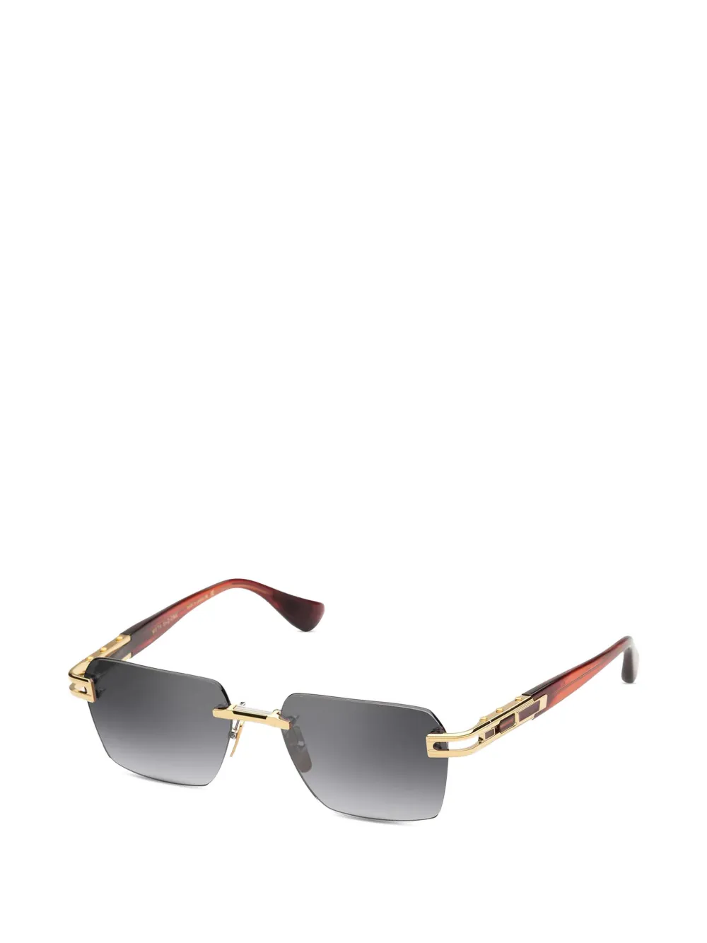Dita Eyewear Meta-Evo One zonnebril met rechthoekig montuur Goud