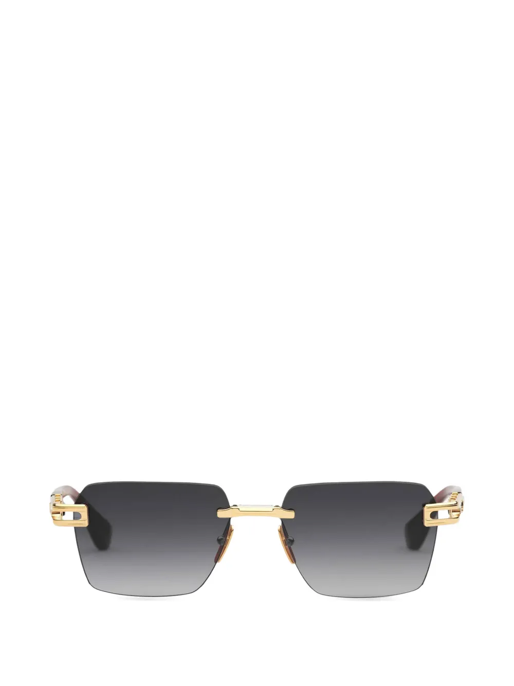 Dita Eyewear Meta-Evo One rectangle-frame sunglasses - Gold