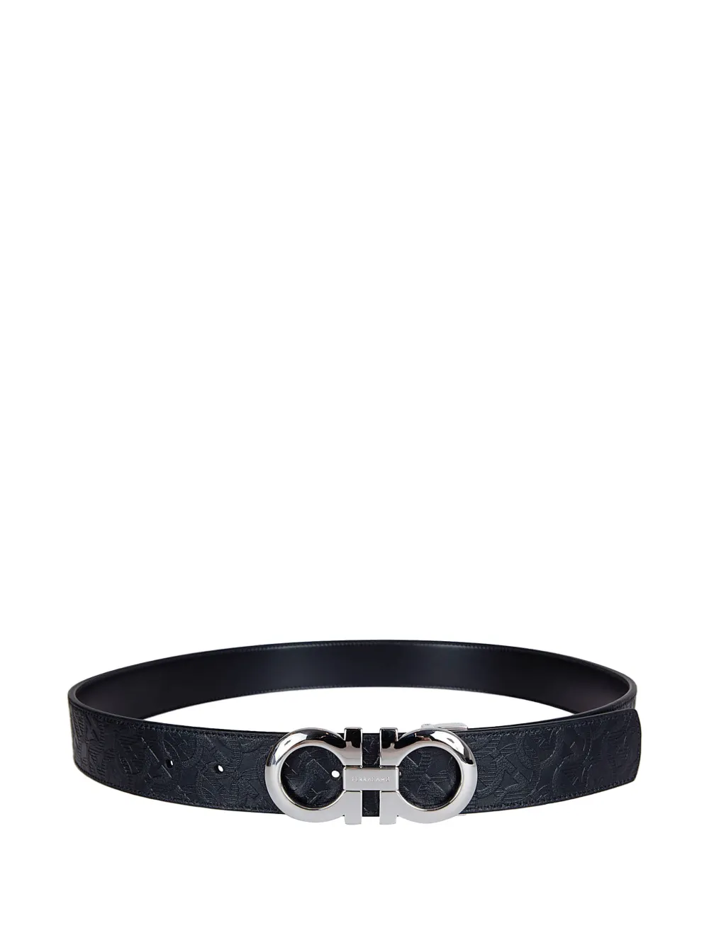 Ferragamo Gancini reversible belt - Black