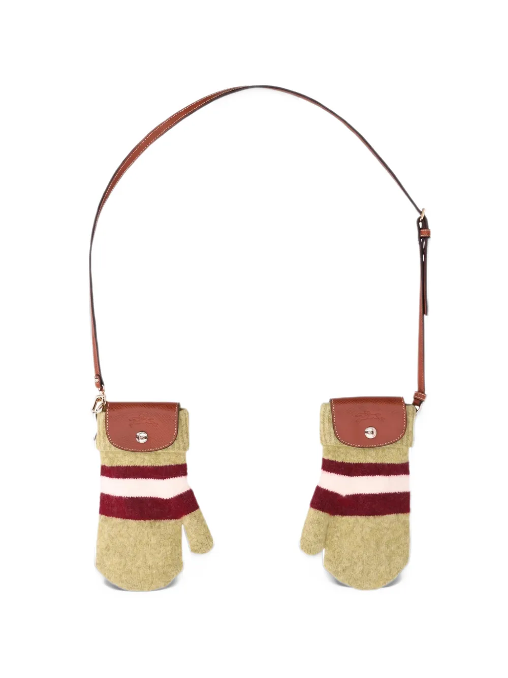 Longchamp Le Pliage Collection XS mittens bag Groen
