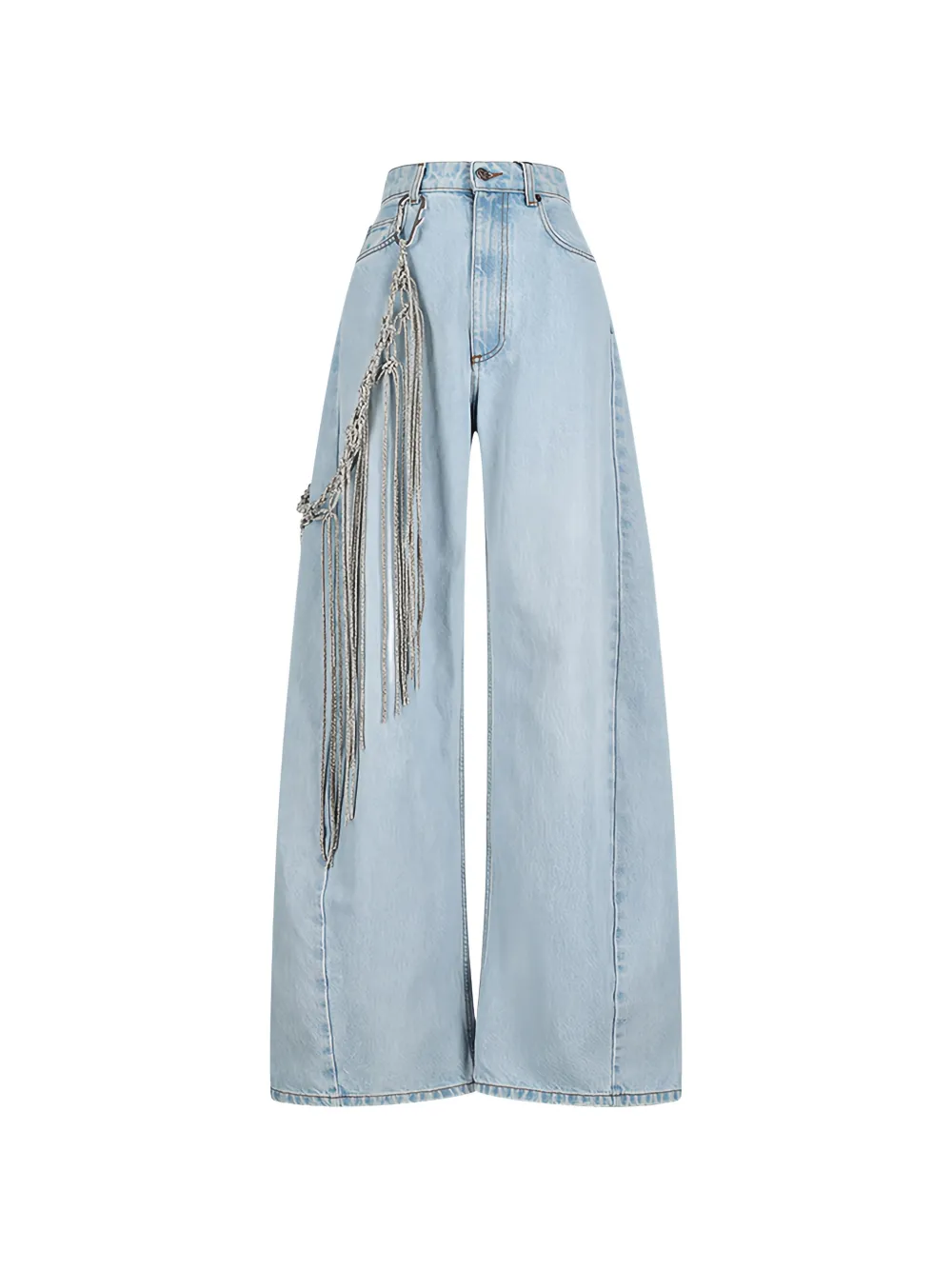 Giuseppe Di Morabito five-pocket wide-leg jeans - Blu