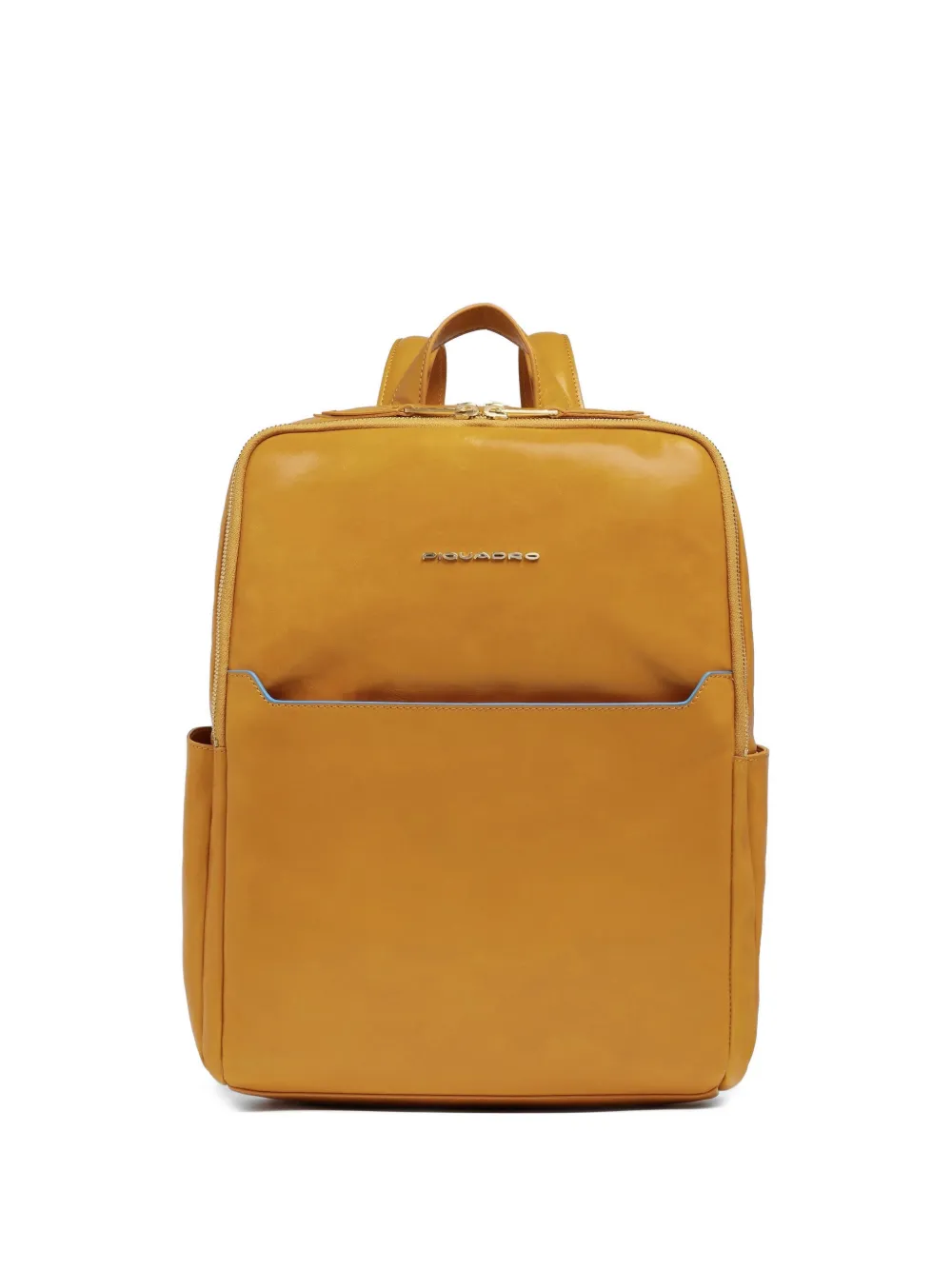 PIQUADRO logo-plaque backpack - Giallo