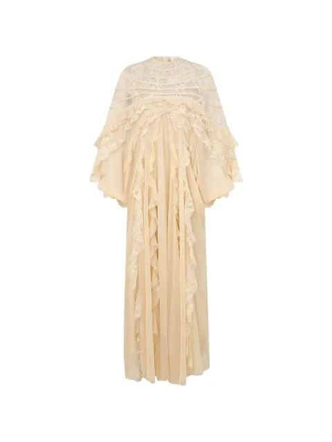 ZIMMERMANN Rebellion Splice ruffled lace-panelled maxi dress