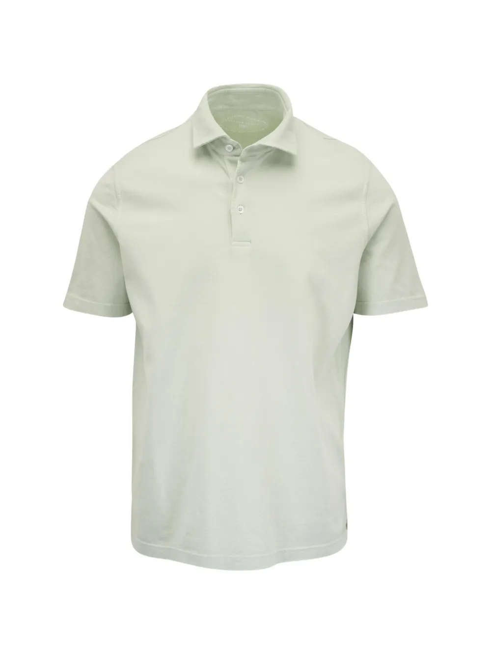 Fedeli short-sleeve cotton polo shirt - Verde