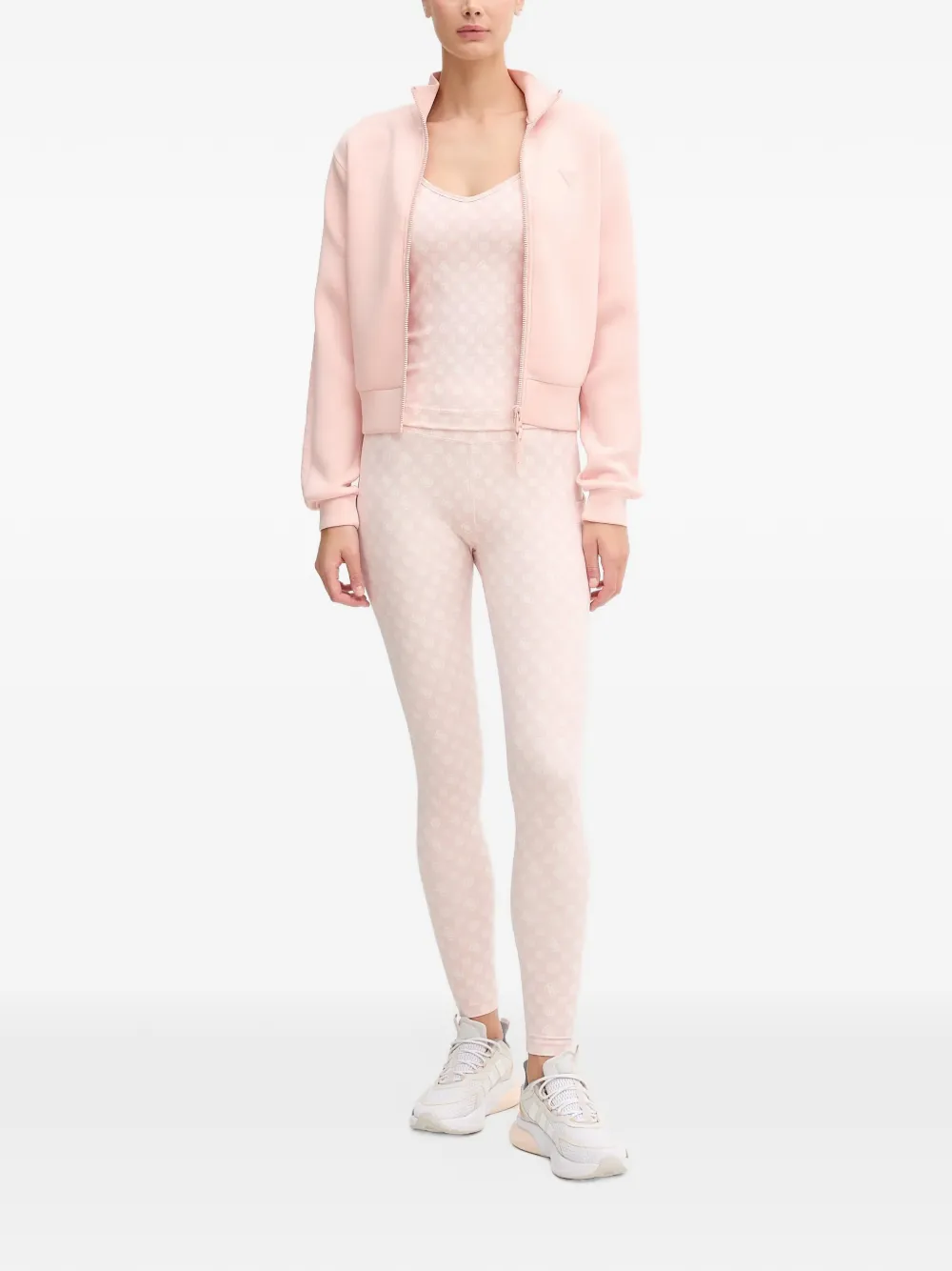 GUESS USA Sweater met rits Roze
