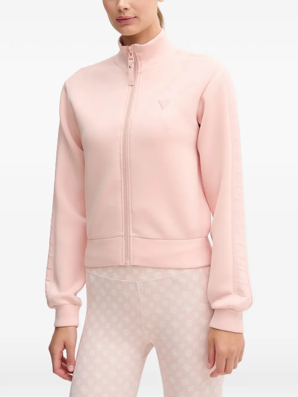 GUESS USA Sweatshirt mit Reißverschluss - Rosa