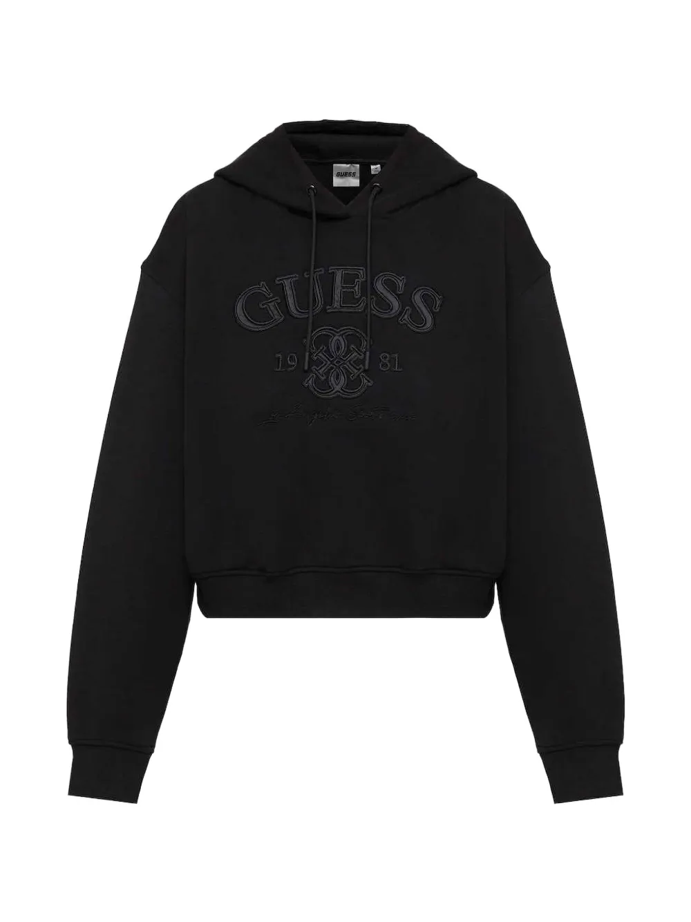 GUESS USA drawstring hoodie - Nero