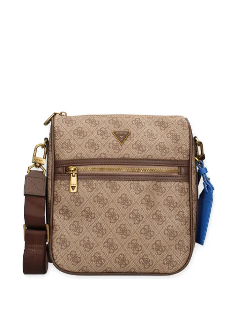 GUESS USA Milano 4G monogram-pattern logo-plaque messenger bag