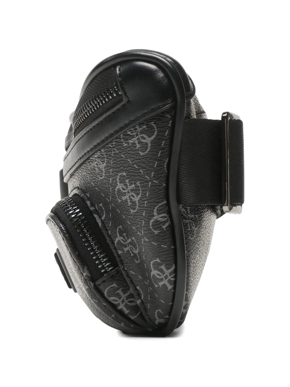 GUESS USA Milano Smart heuptas met monogram-print Zwart