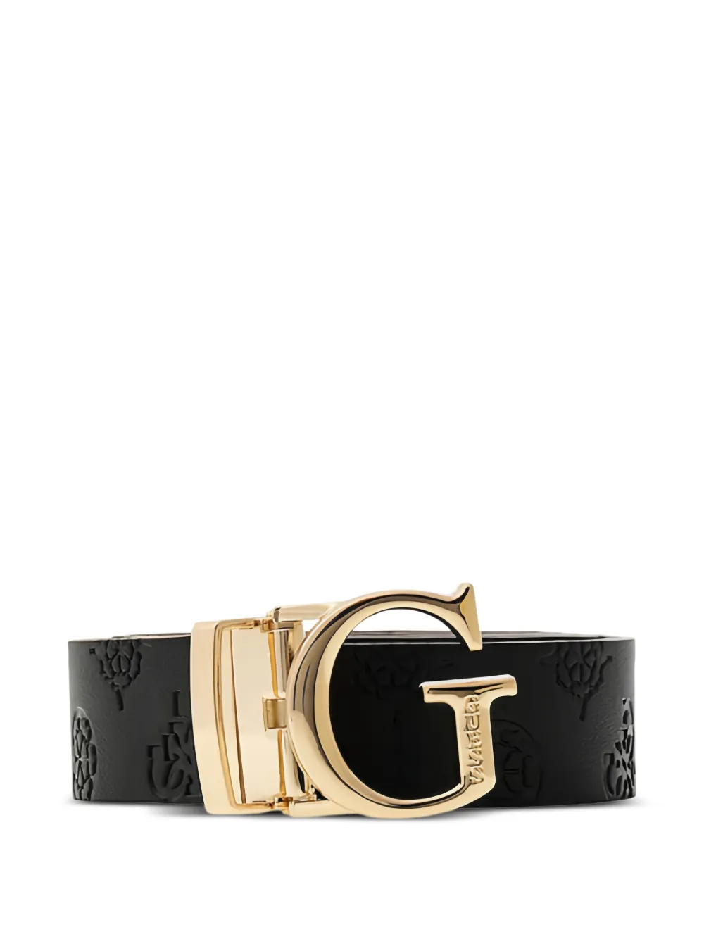 GUESS USA James 4G logo belt - Nero
