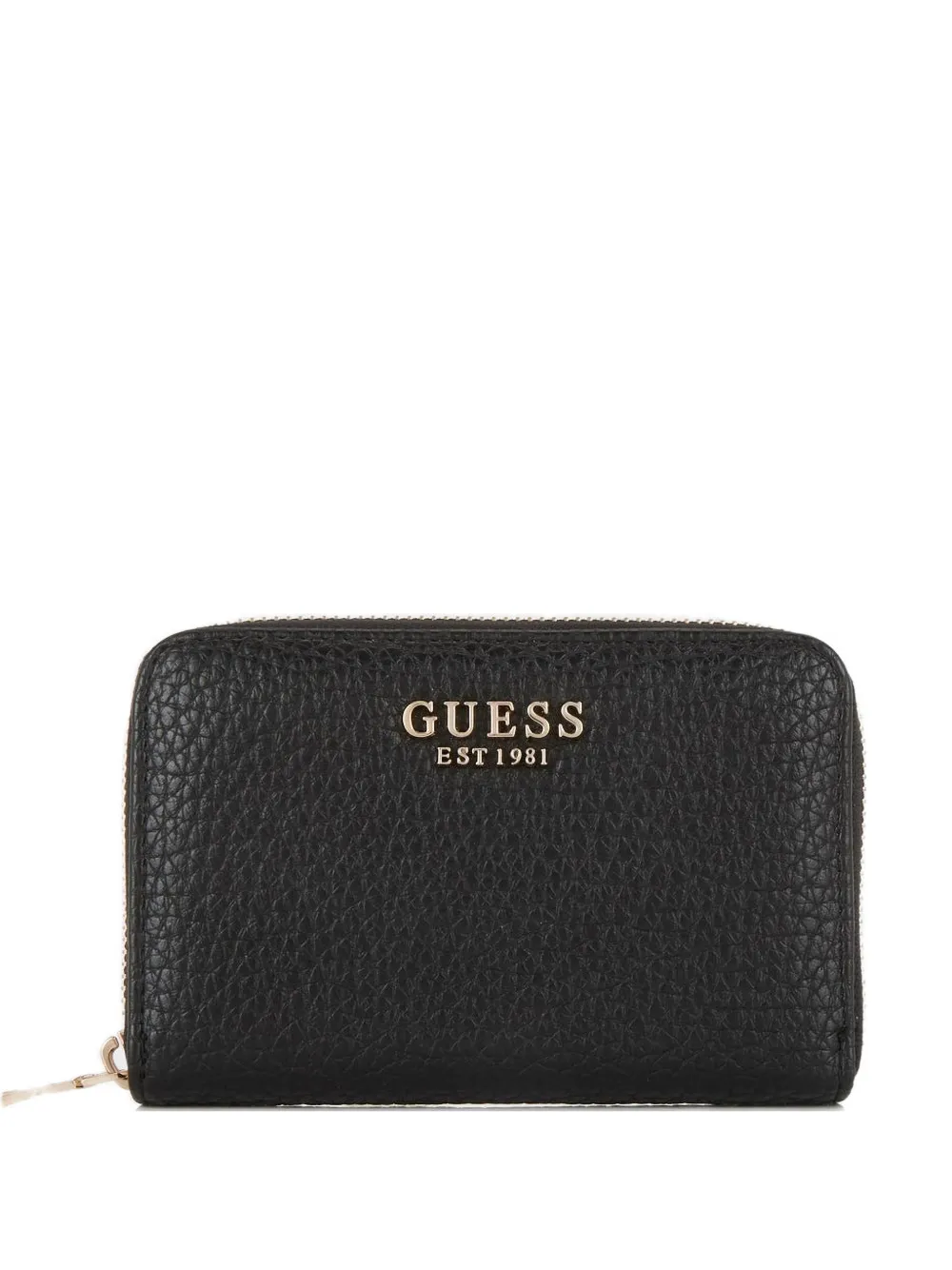 Guess Usa Marsha Saffiano Wallet In Black