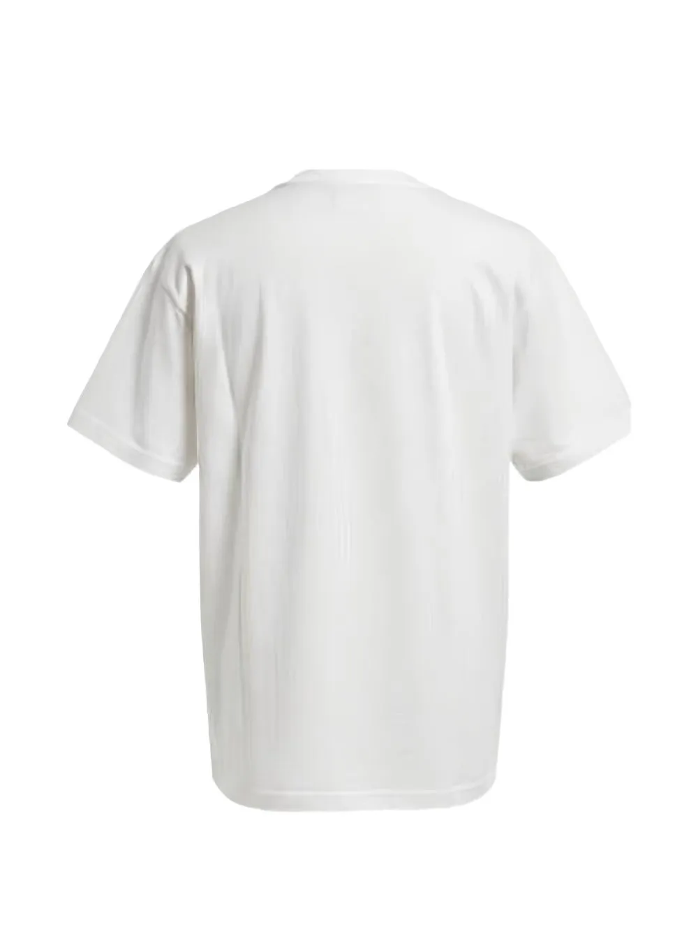 ALBERTO BRESCI T-shirt met logodetail en ronde hals Wit