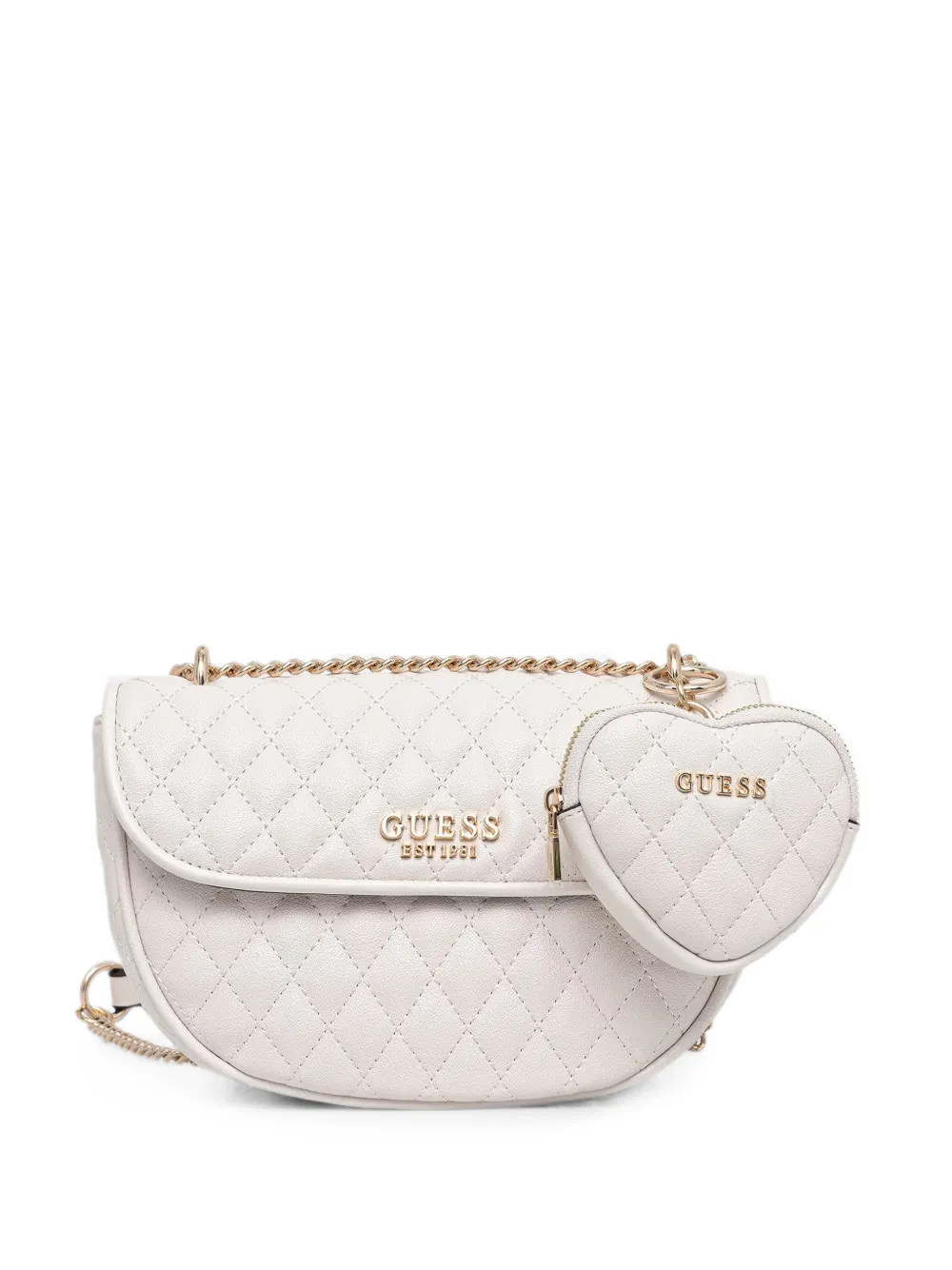 GUESS USA Atabey logo-detail crossbody bag - Toni neutri