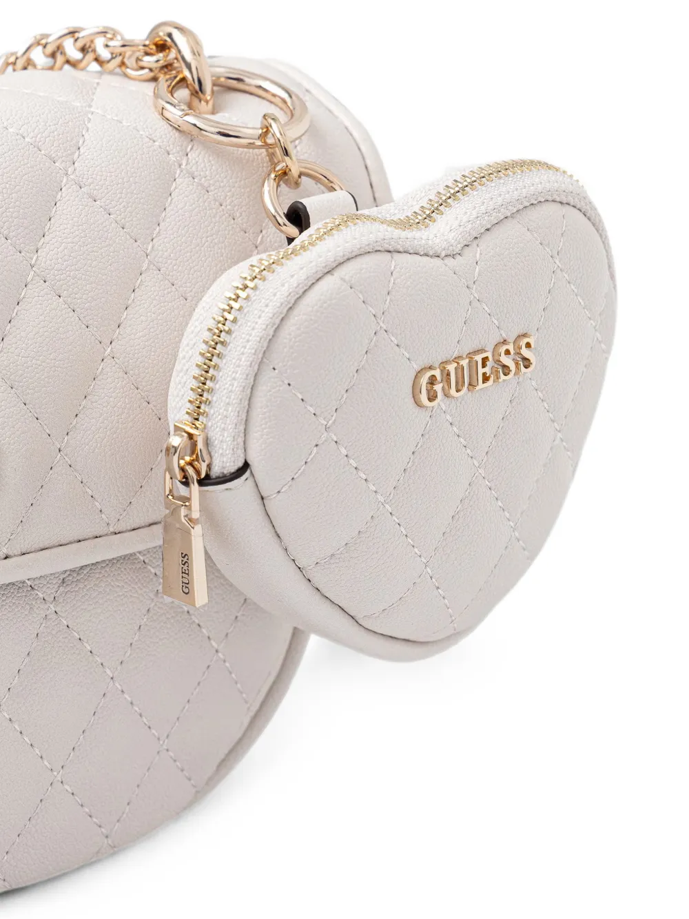 GUESS USA Atabey logo-detail crossbody bag Beige