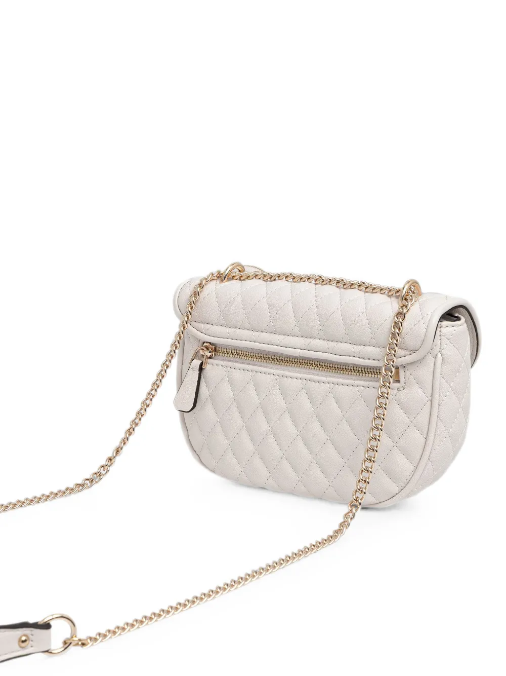 GUESS USA Atabey logo-detail crossbody bag Beige