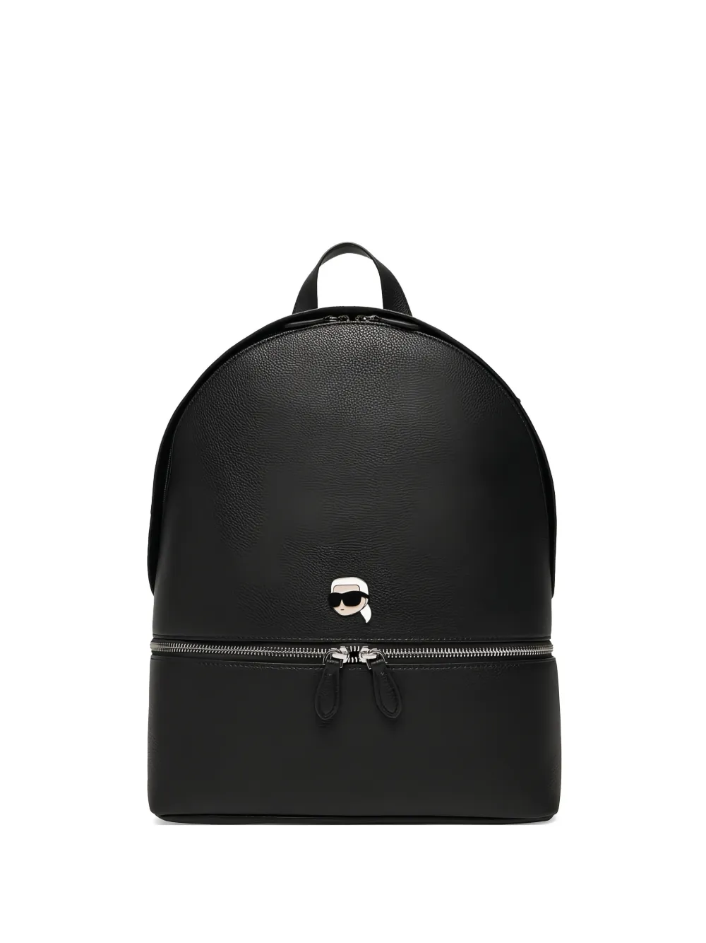 Karl Lagerfeld Ikonik logo-appliqué backpack - Nero
