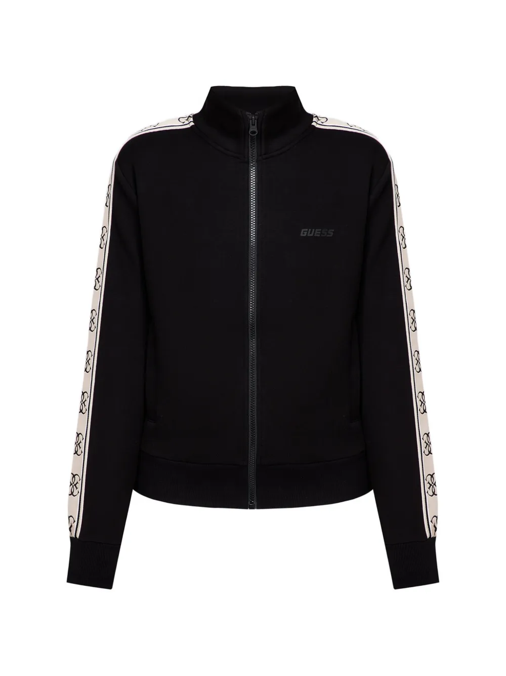 GUESS USA logo-tape zip-up sweatshirt - Nero