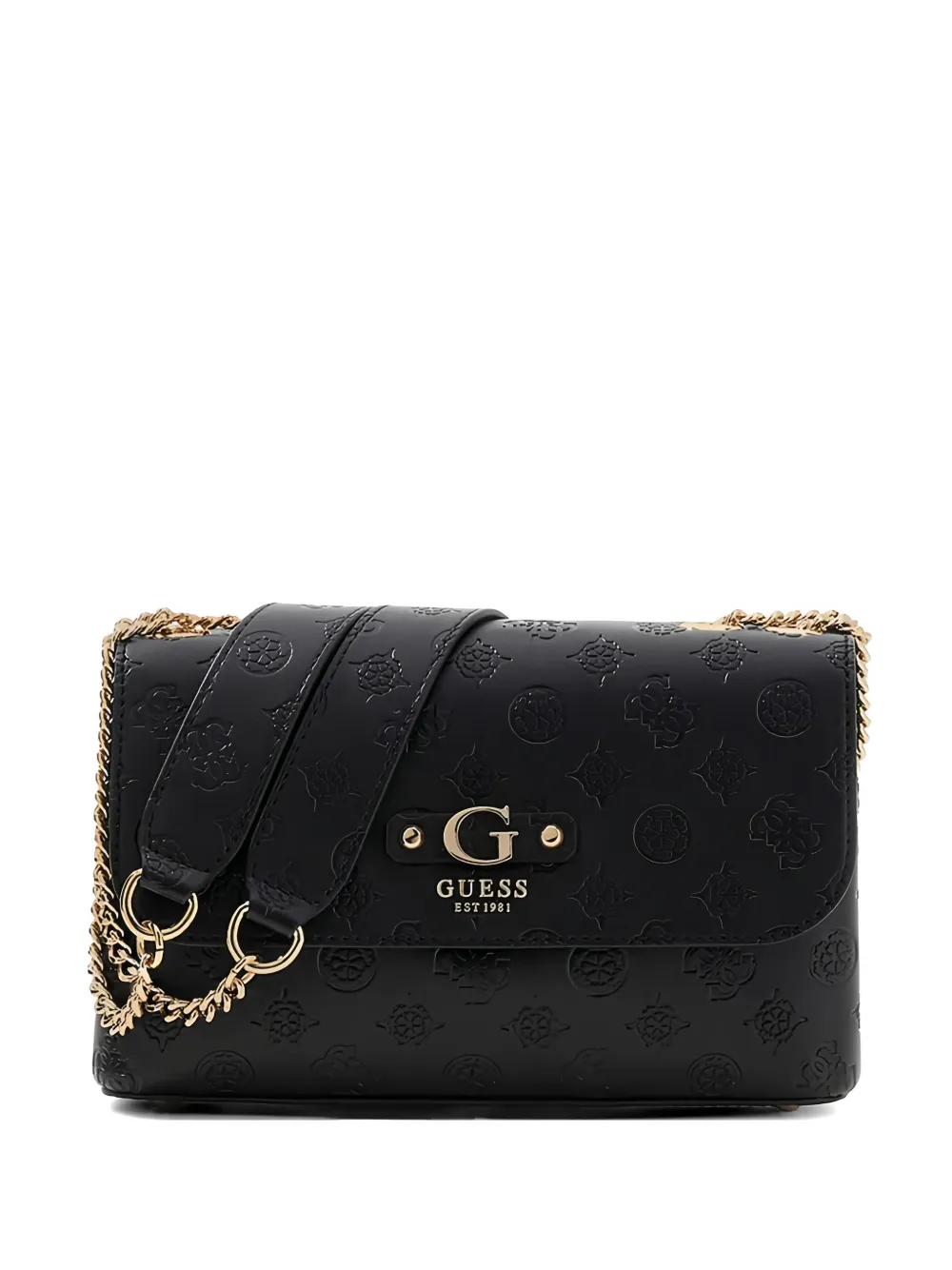 GUESS USA Dita logo-embellished crossbody bag - Nero