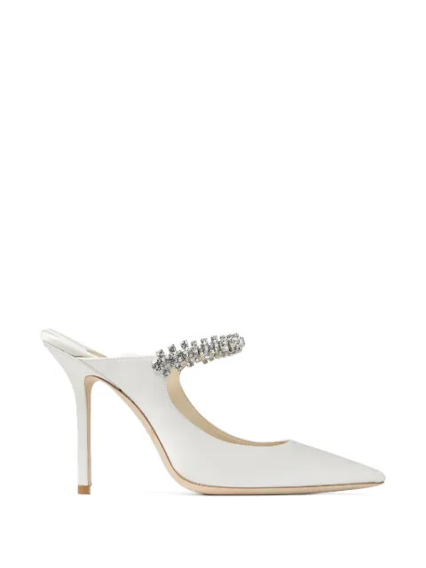 Jimmy Choo Bing crystal-embellished heeled pumps