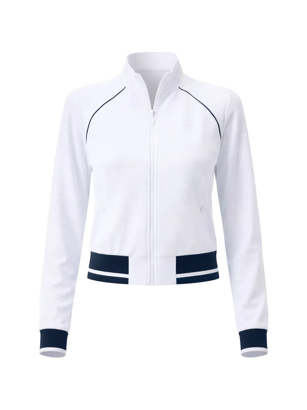 Guess Usa Textured-finish Full-zip Sweatshirt In Multi