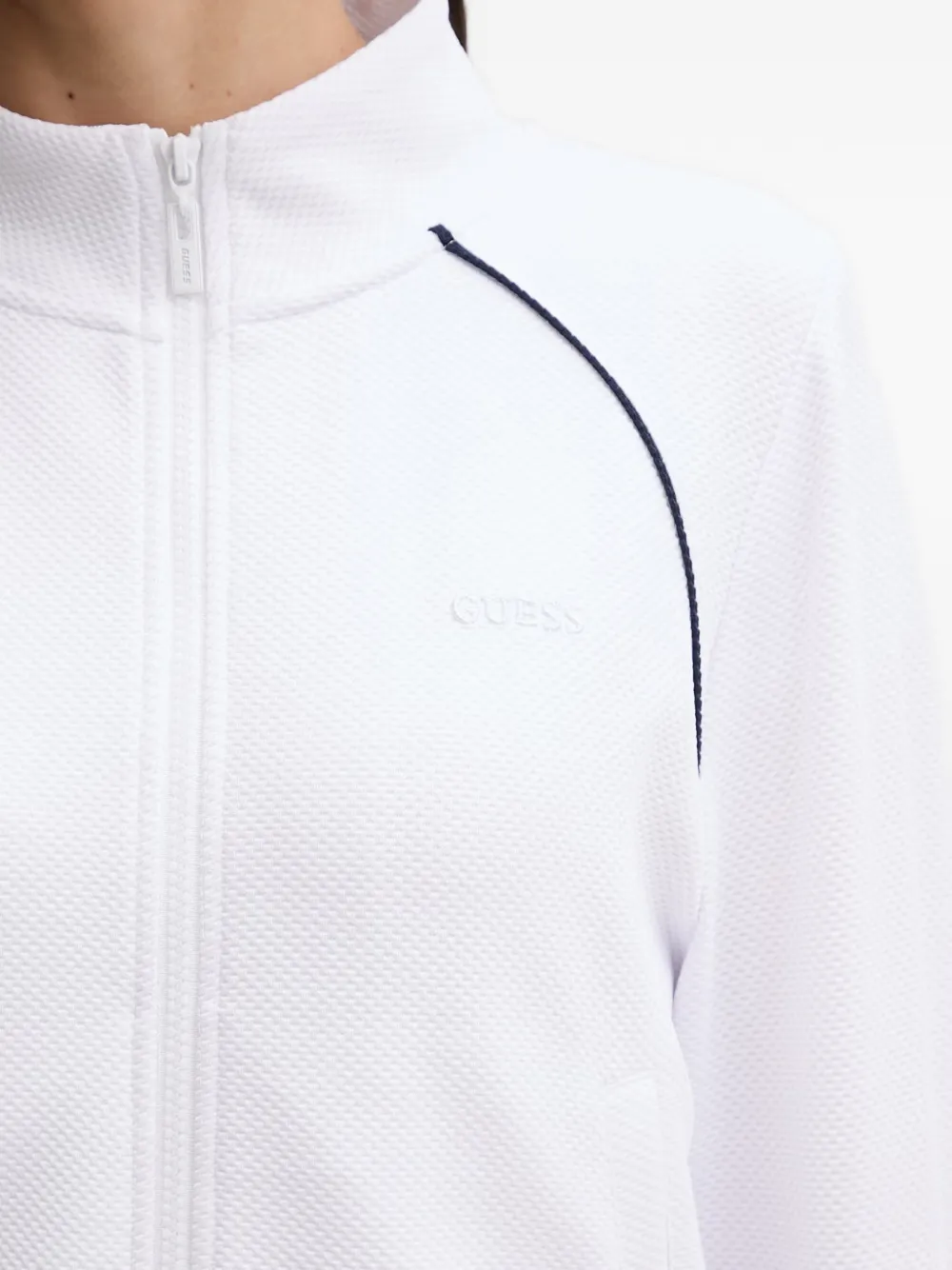 GUESS USA full-zip sweatshirt Wit
