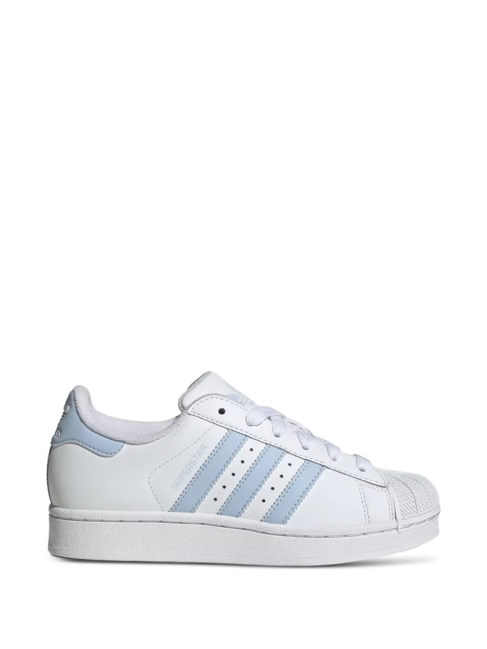 adidas Kids Superstar II lace-up sneakers - Bianco
