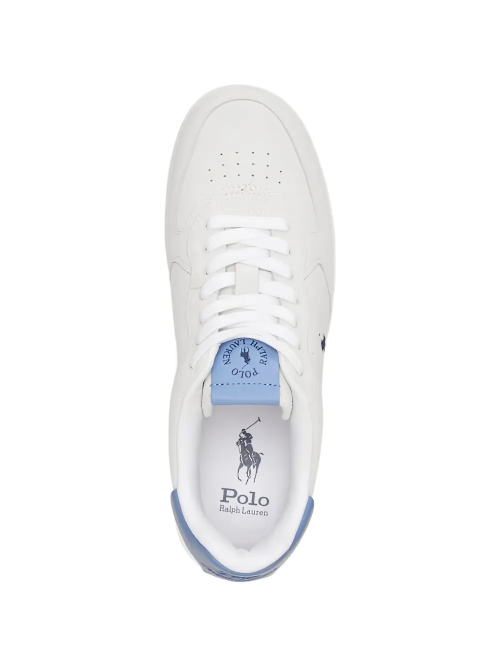 Polo Ralph Lauren logo-embroidered sneakers Wit