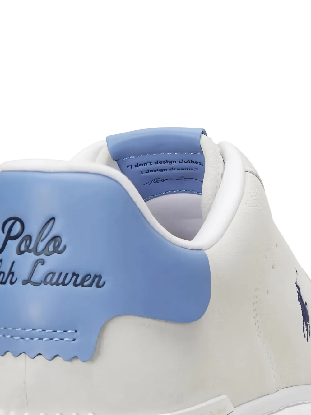 Polo Ralph Lauren logo-embroidered sneakers Wit