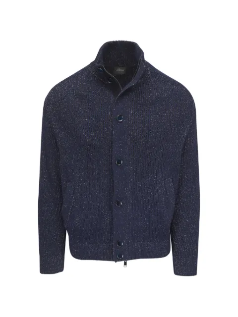 Brioni ribbed-knit cardigan
