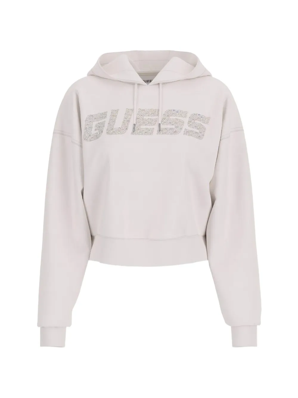 GUESS USA Primula rhinestone-embellished hoodie - Toni neutri