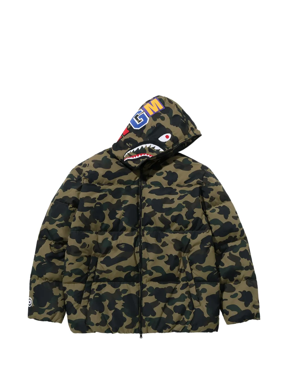 A BATHING APE® 1st Camo Shark camouflage-print jacket - Verde