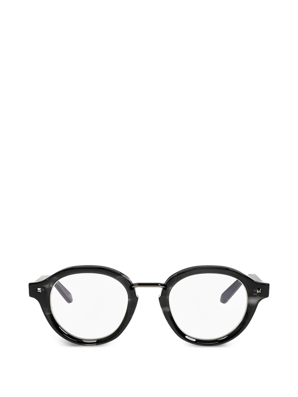 Valentino Garavani round-frame glasses - Schwarz