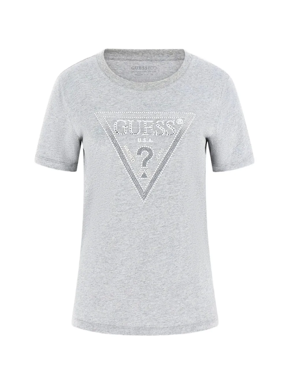 GUESS USA logo-detail T-shirt - Grigio