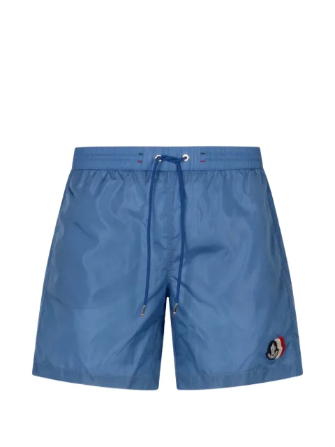 Moncler shorts de playa con parche del logo