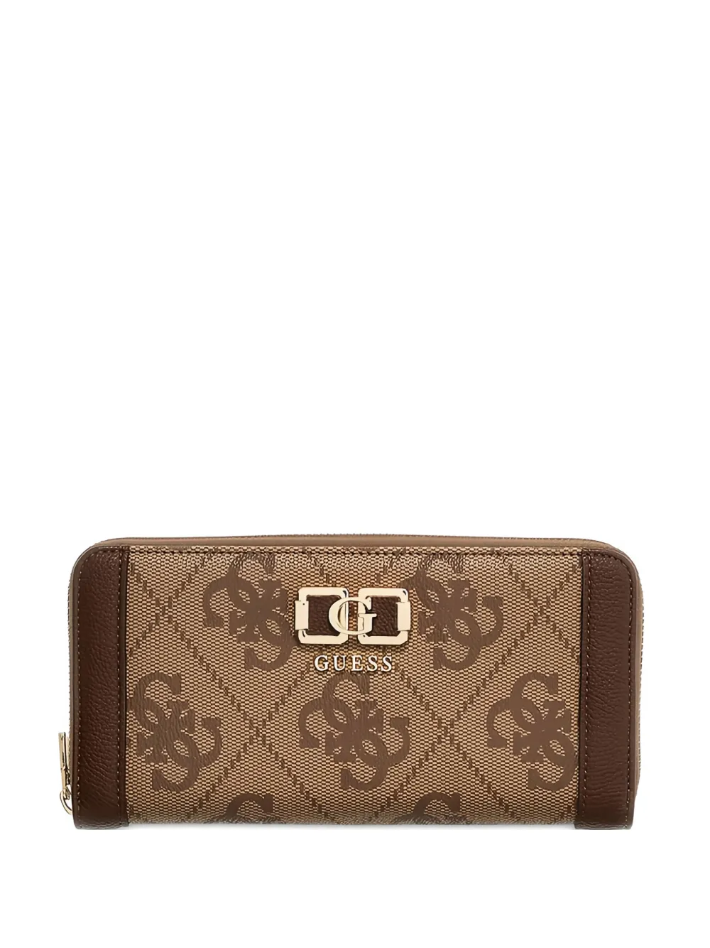 GUESS USA maxi Karnilla 4G monogram-pattern wallet - Toni neutri